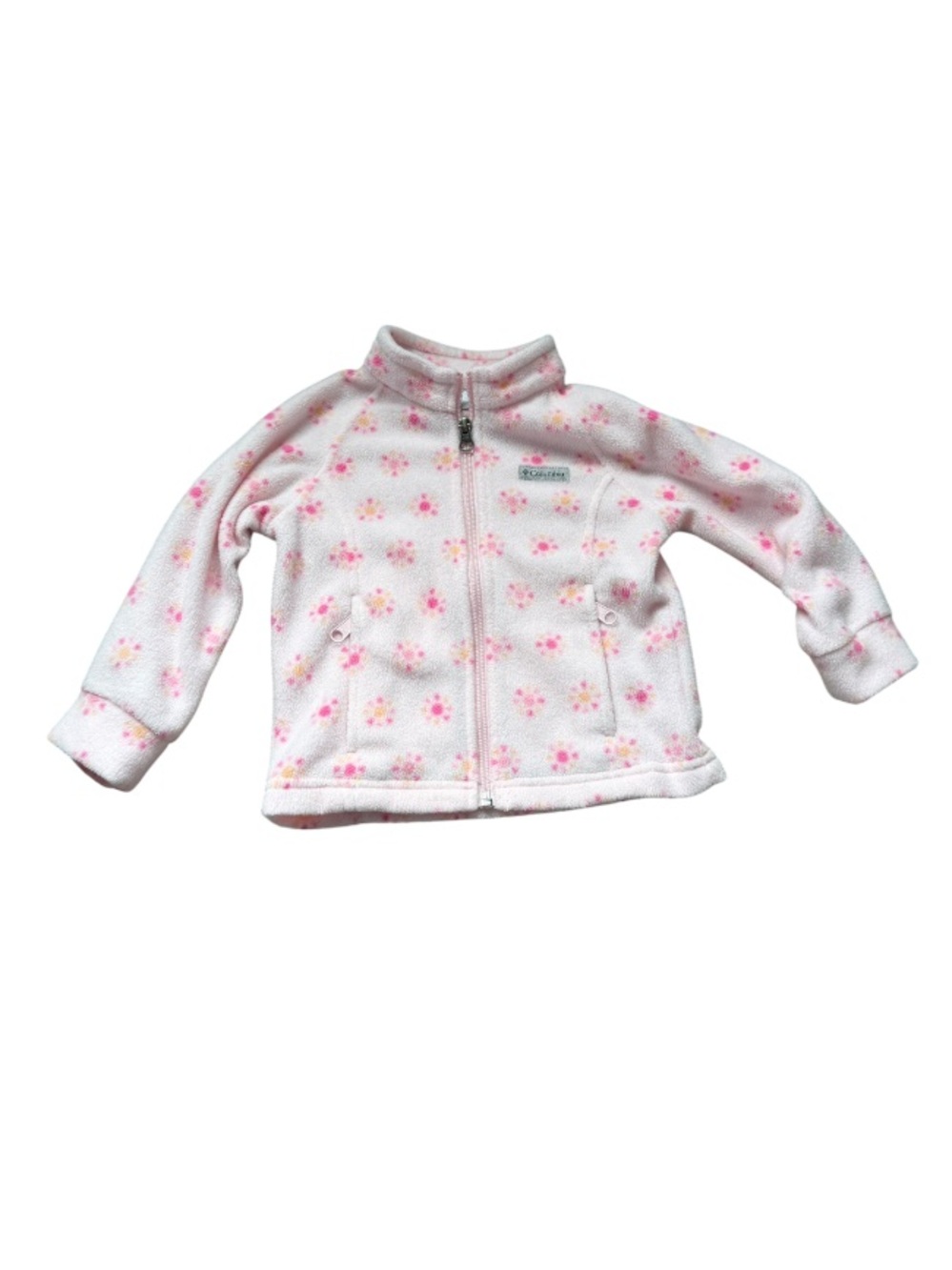 Columbia Toddler Light Pink Floral Fleece Jacket